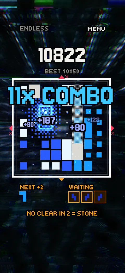 Swipe 64 with BLUE piece colours